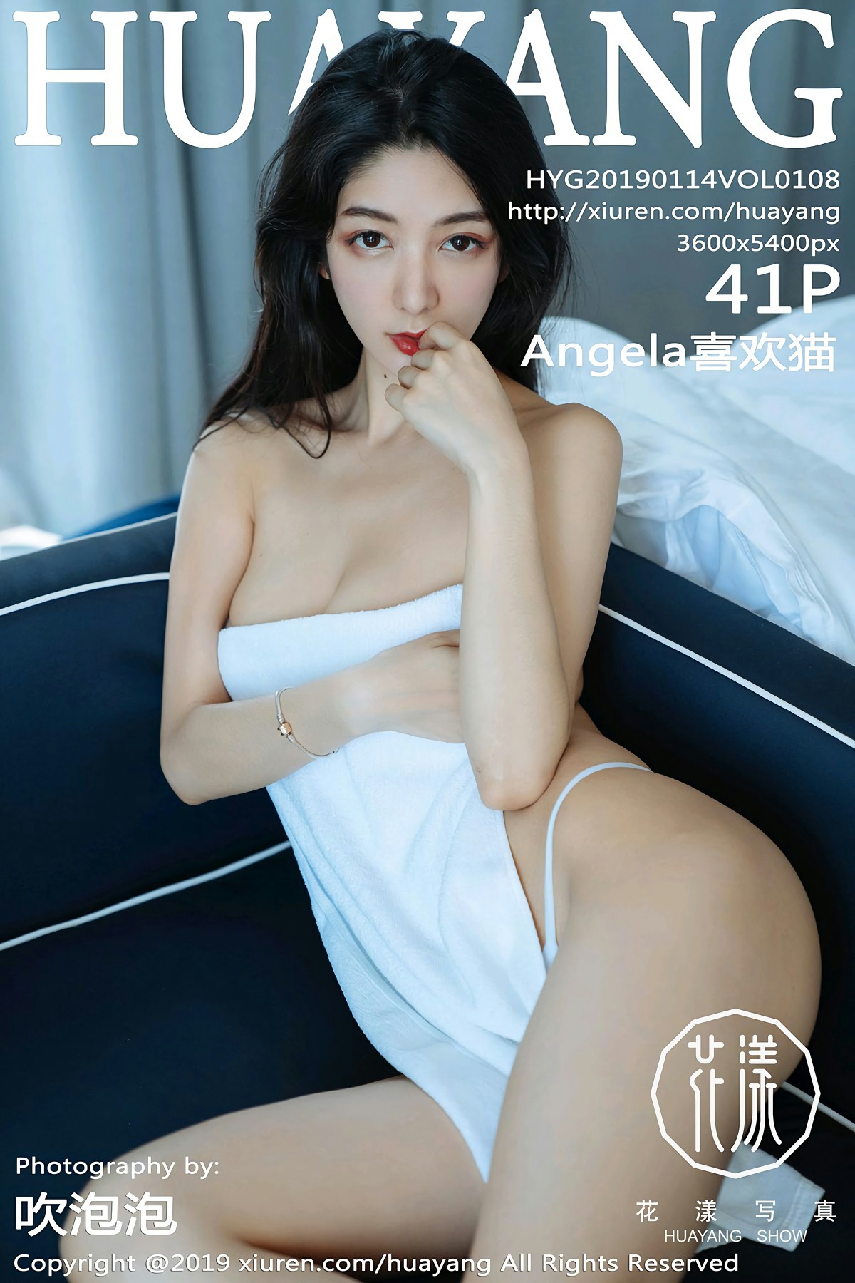 [HuaYang花漾写真]2019.01.14 VOL.108 Angela喜欢猫