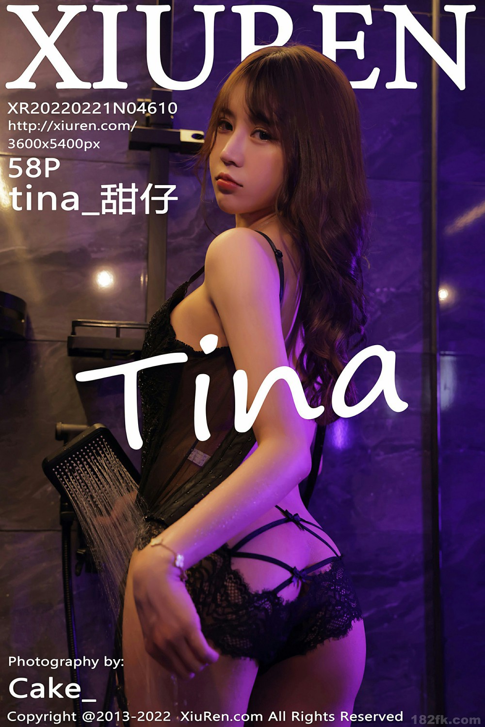 [XiuRen秀人网] 2022.02.21 No.4610 tina_甜仔 透明黑丝